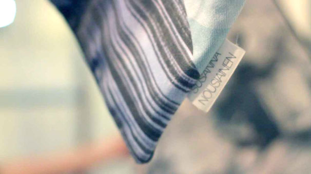 About susanna nousiainen studio picture of surface art on throwpillow