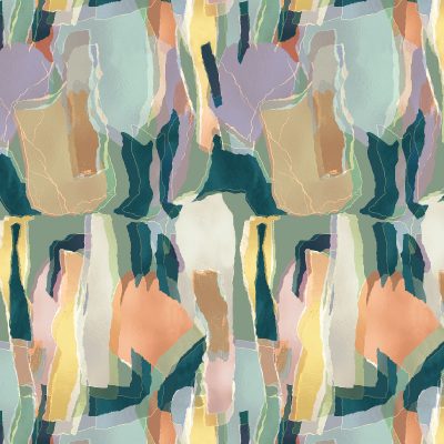 Torn paper summer vibes digital summer pattern surface art by Susanna Nousiainen Studio