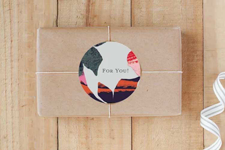 HOliday celebration Thank you card