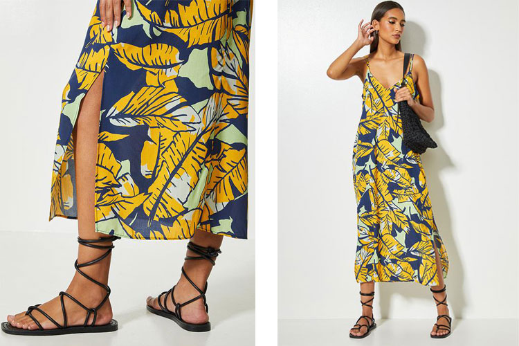 Banana leaves surface pattern design