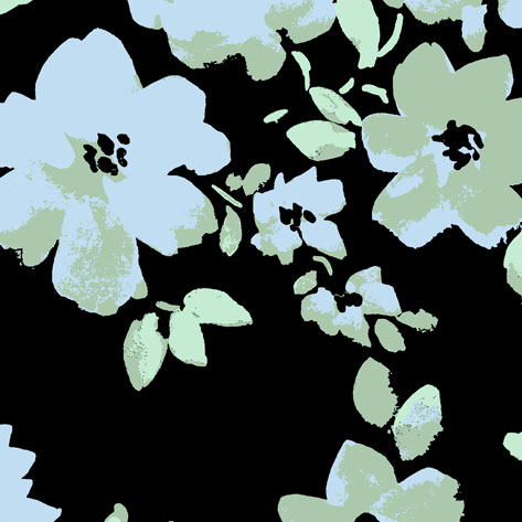 Watercolor style artistic flowers