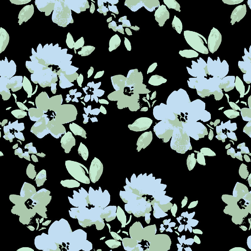 Watercolor style artistic flowers