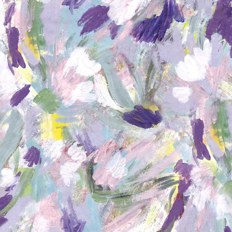 Abstract flower surface pastels