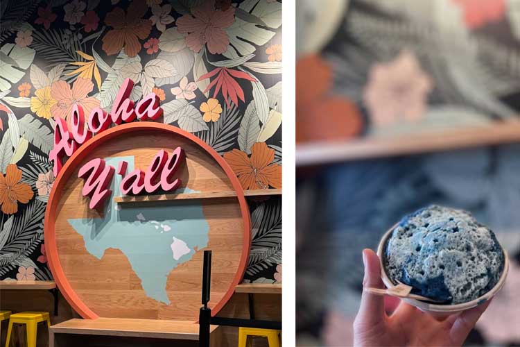 Aloha walls slush ice bar Wall art work Susanna Nousiainen