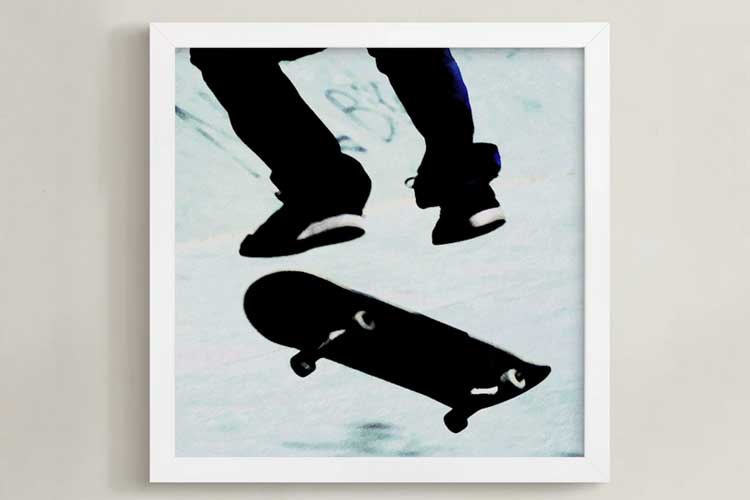 Skate wall art piece