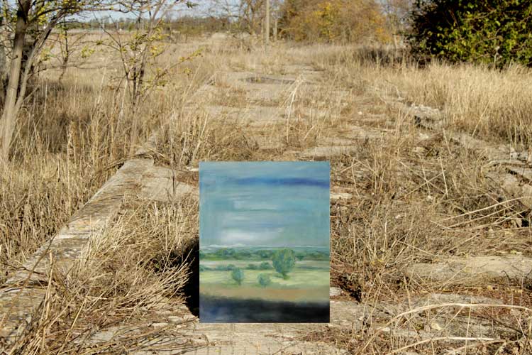 Painting scenery art work Susanna Nousiainen