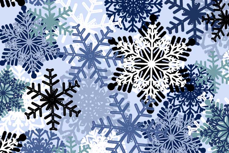 Snowfalkes-Christams-surface-pattern-design-one-of-the-winners-in-Spoonflower-design-competition-Susanna-Nousiainen